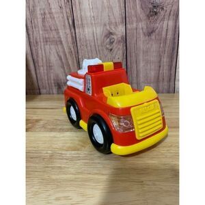 Kid Connection My First Vehicle Fire Truck 7” Pre Owned *works*